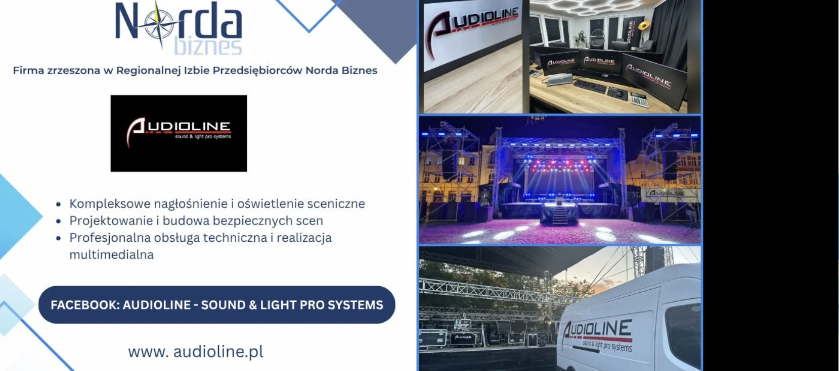 Prezentujemy Audioline — Sound & Light Pro Systems