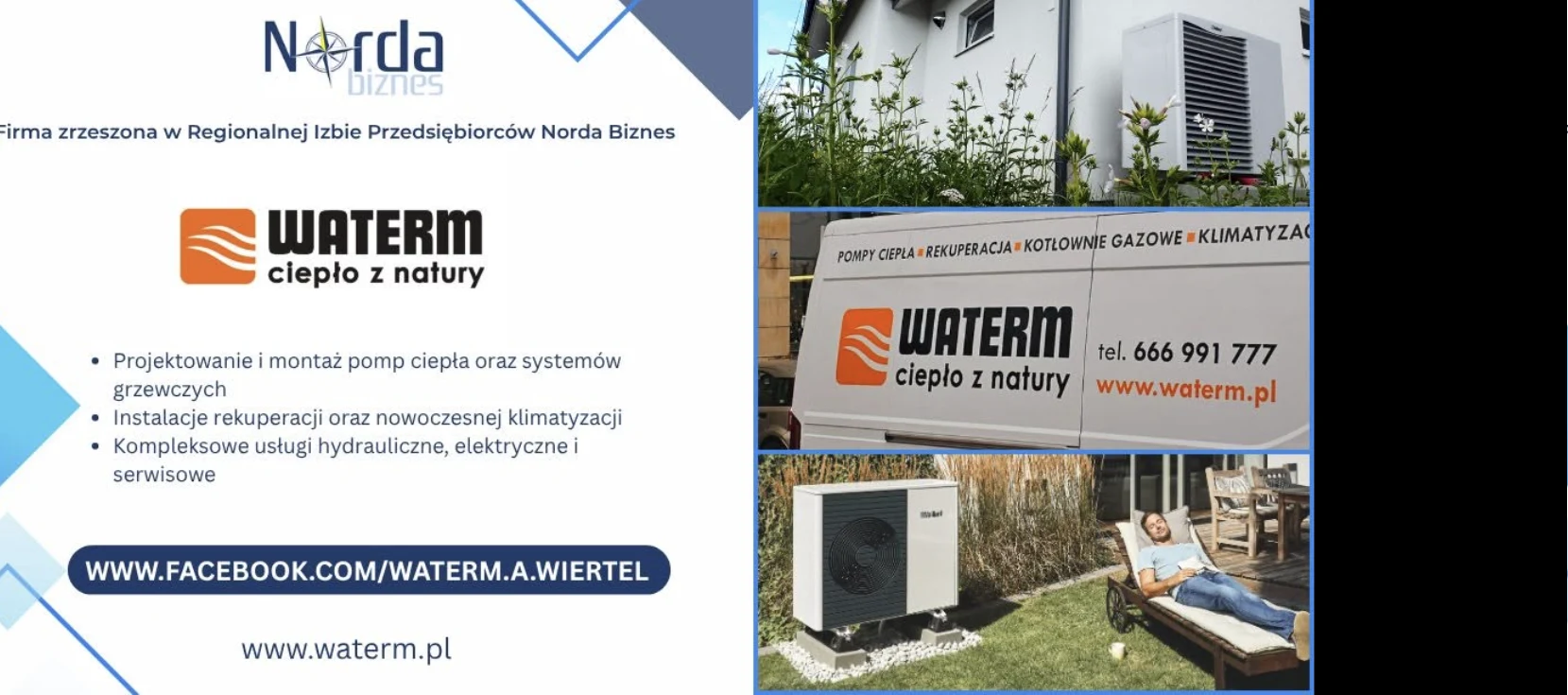 Prezentujemy Waterm — technika grzewcza i instalacje