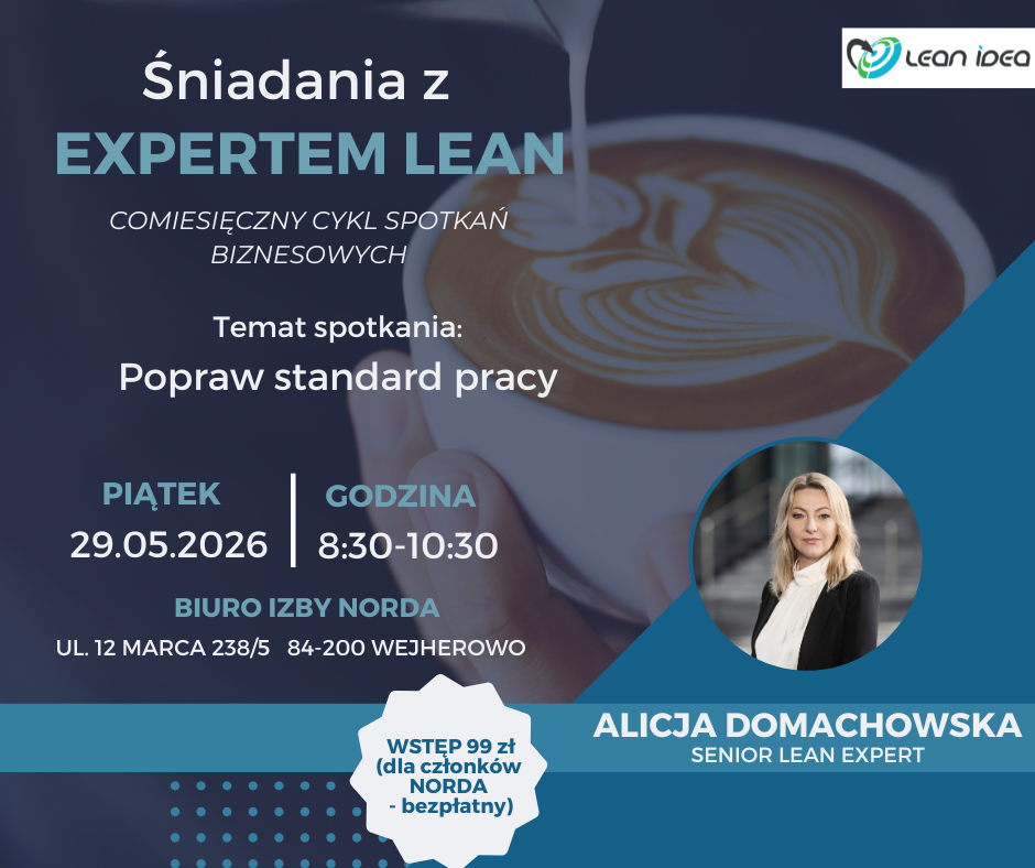Śniadanie z Ekspertem Lean — Popraw standard pracy